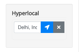 Hyperlocal